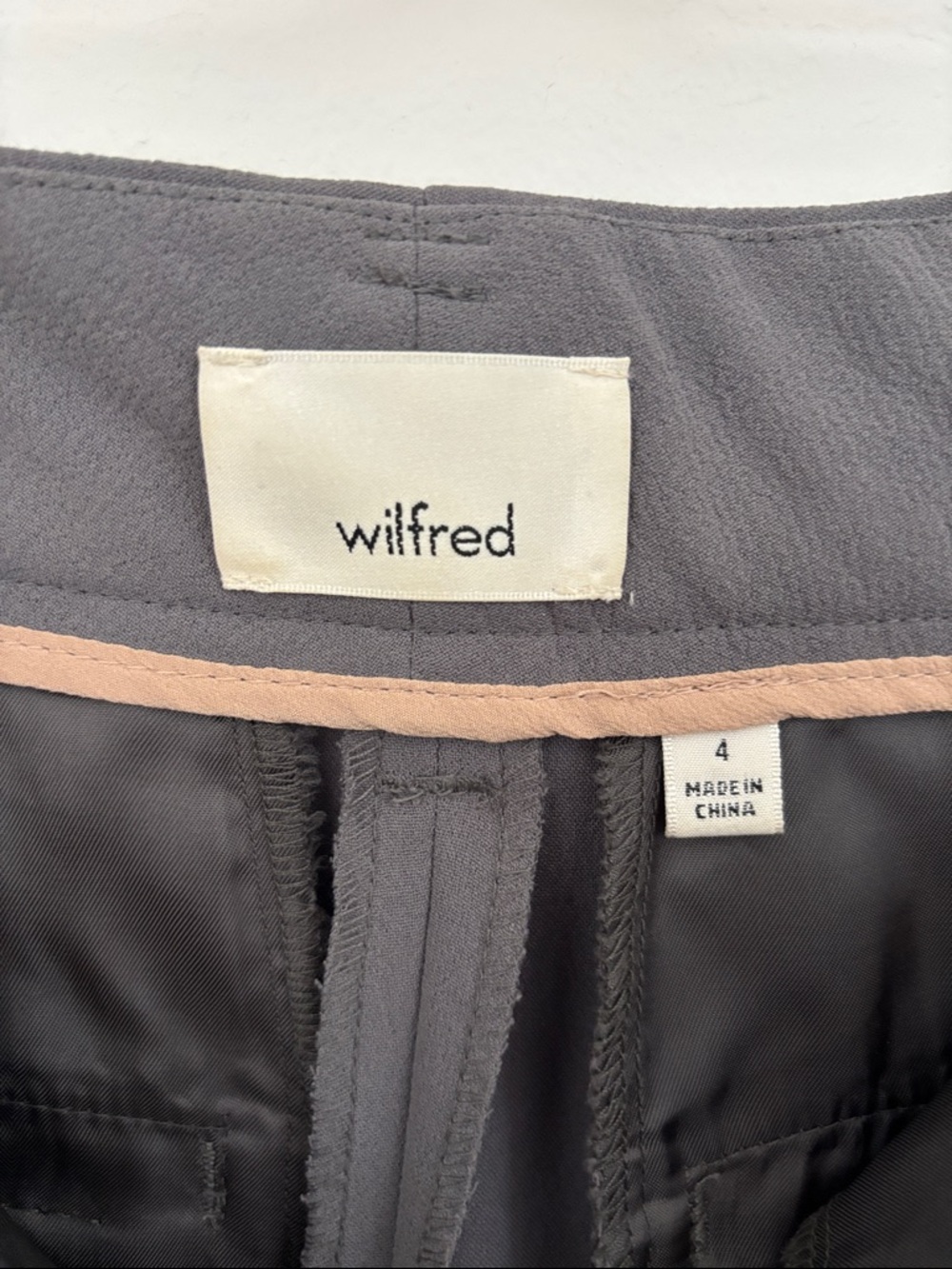 Aritzia Jallade Tie-Waist Trousers - Charcoal Gray - Picture 6 of 6